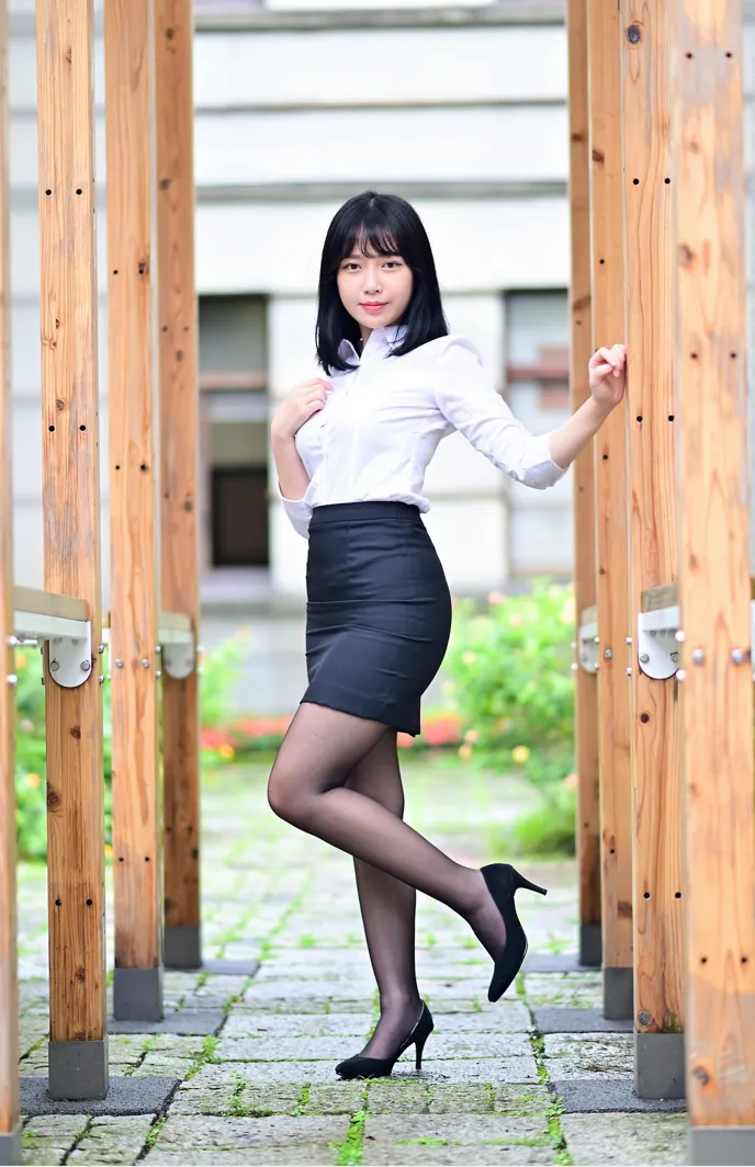 [Mzsock] NO.147 Tartar Sauce OL Black Silk Beautiful Legs street photography#[53P]-34